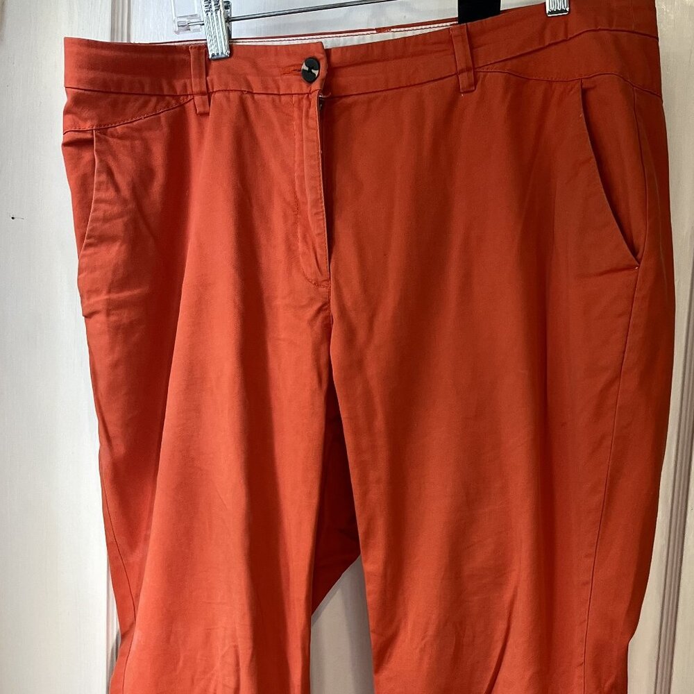Women's Orange Chino Pants H&M Size 12 US